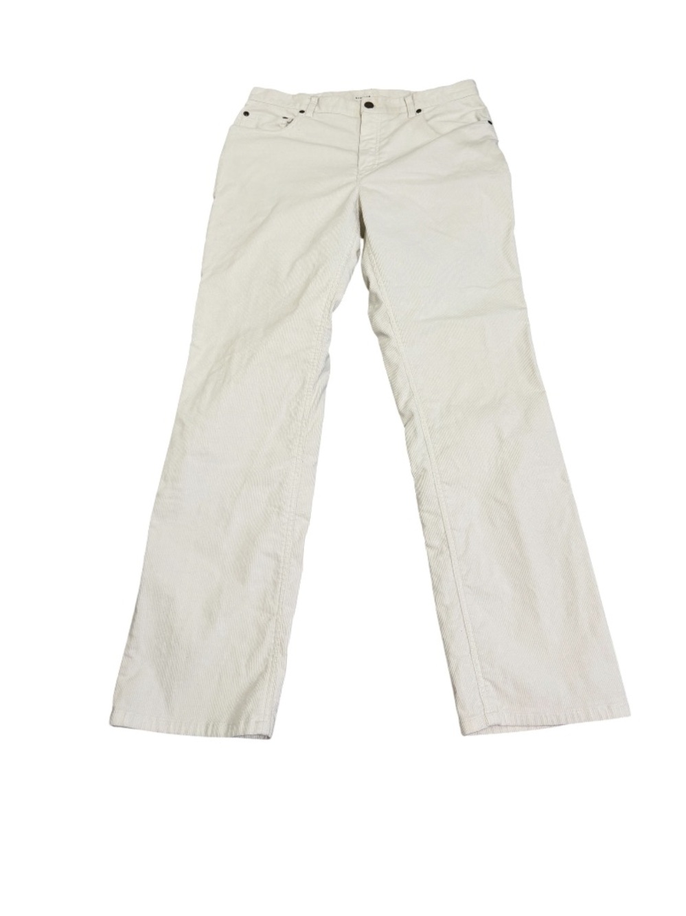 Jones New York Cream Corduroy Flare Jeans